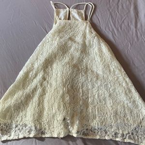 Abercrombie White Lace Tank Top